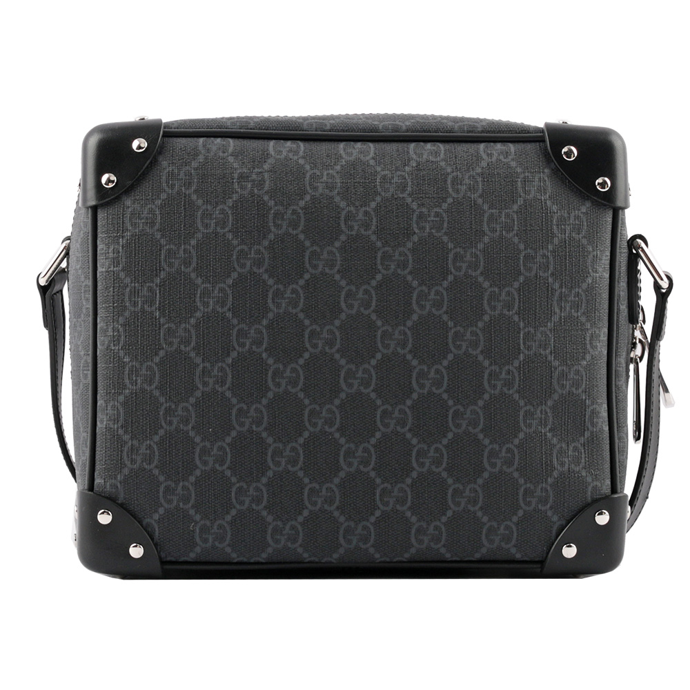 GUCCI GG LOGO方形箱包/斜背包/黑色, , large