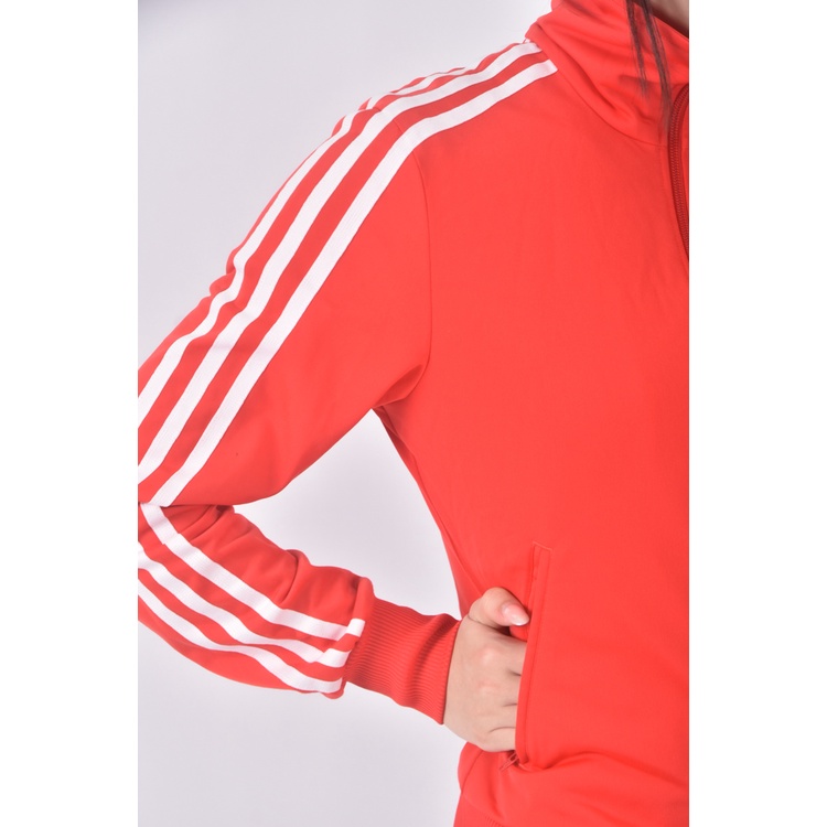 (S) adidas運動質感高領紅色外套二手衣, , large