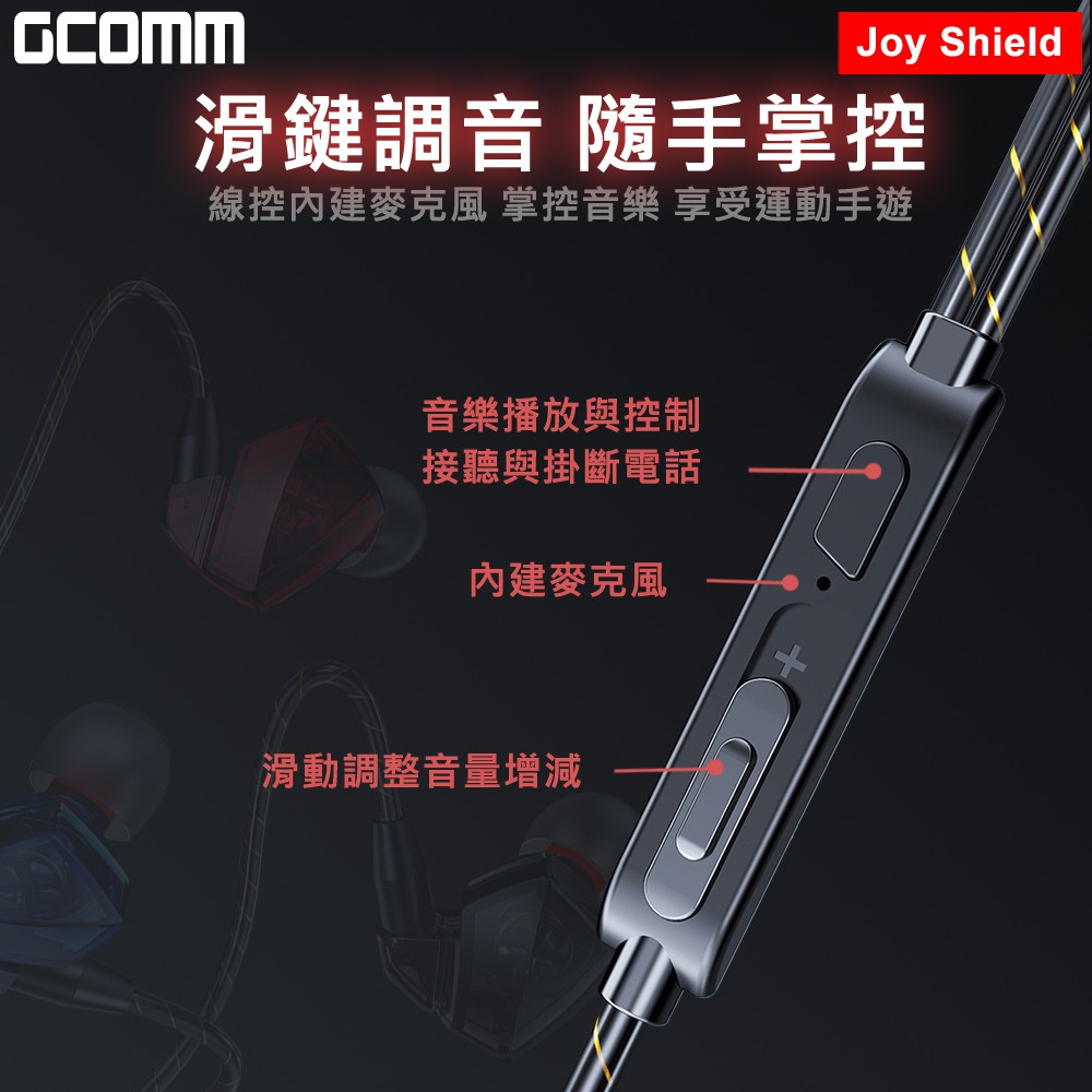 GCOMM 耳掛式造型運動立體聲耳機 Joy Shield, , large