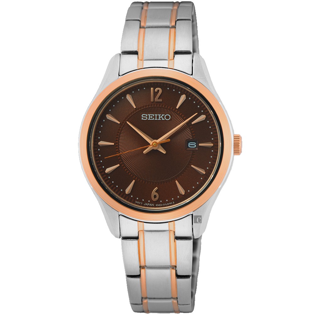 SEIKO 精工 CS 城市簡約女錶-29.9mm 6N22-00N0B(SUR476P1)