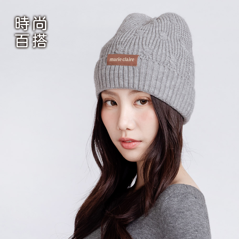 美麗佳人毛帽 針織保暖毛帽 針織帽 冬天帽子 毛線帽 滑雪【旺達棉品】MC-LN02, , large