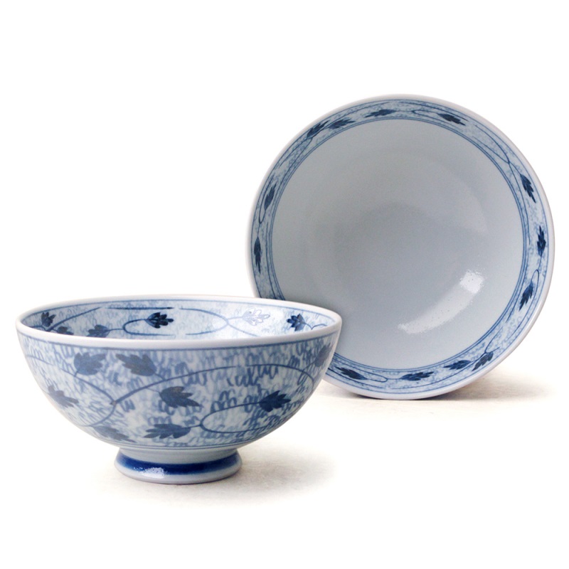 [豐名日本餐具] 4.0"飯碗 唐草 有田燒 / C04RB0-380-3, , large
