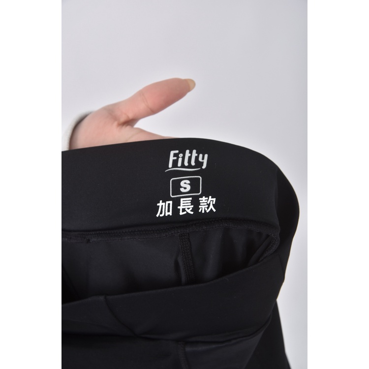 (M) fitty運動質感瑜珈黑色長褲二手衣, , large