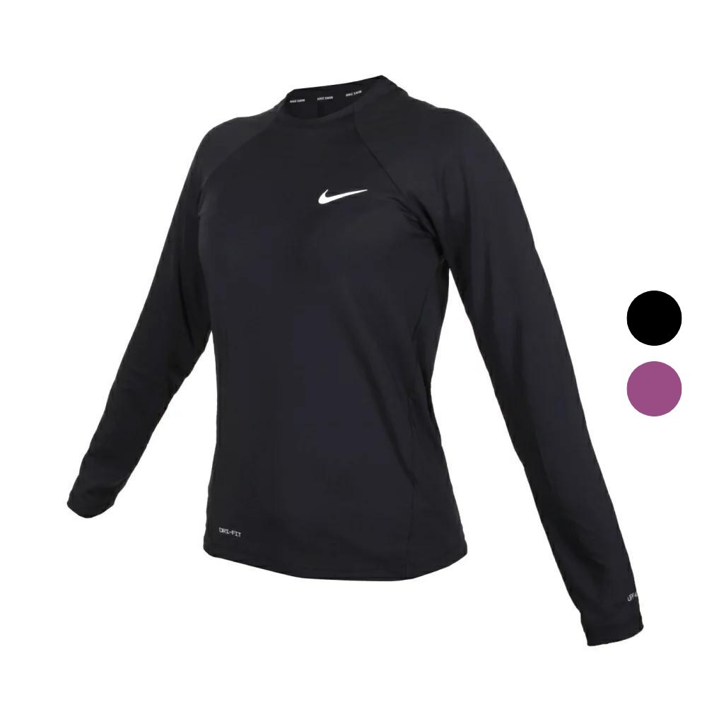 [秉宸] NIKE 長袖 女 防曬衣 ESSENTIAL 成人女性長袖防曬衣 NESSA386 24FWO, , large