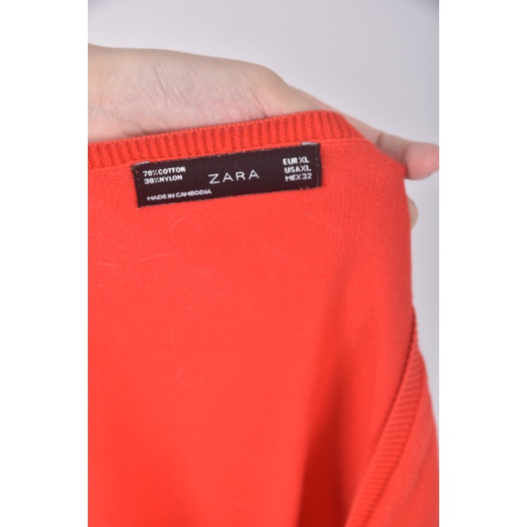(XL) zara質感紅色外套二手衣, , large