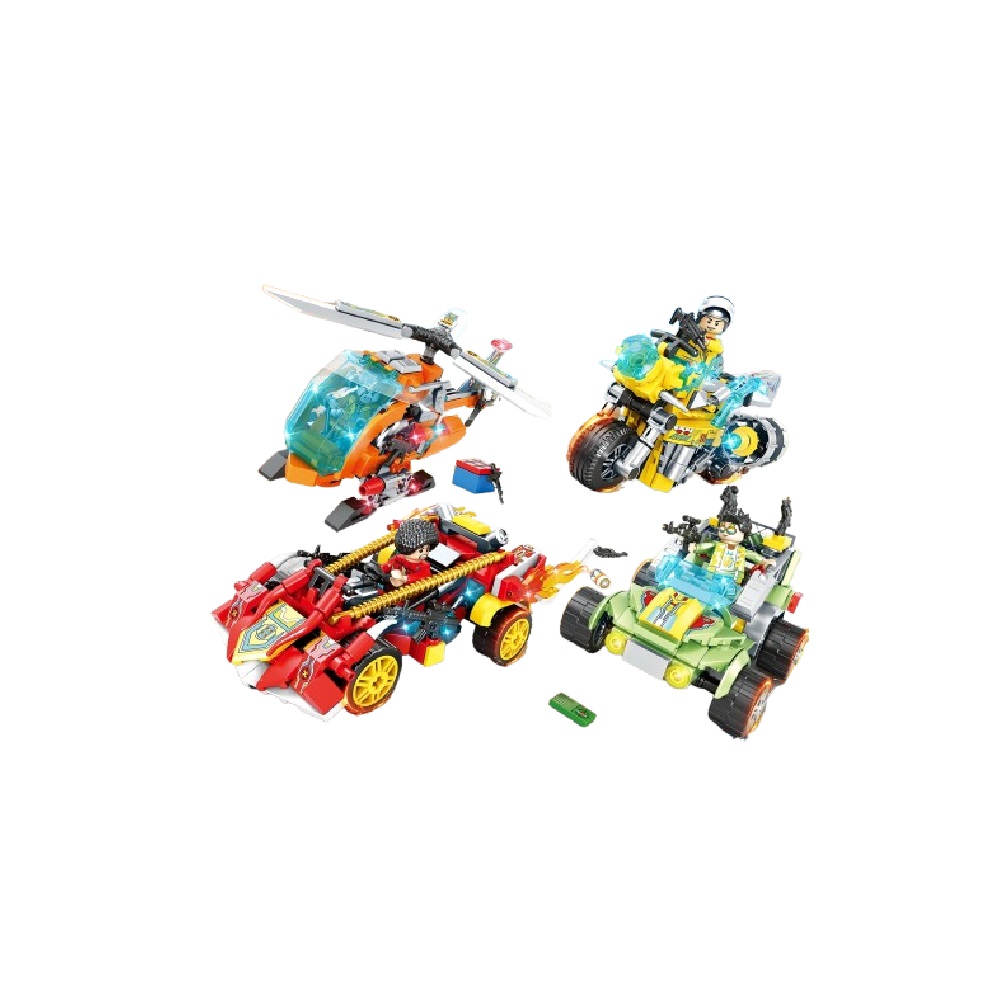 [積木共和國] 【LE DI PIN樂迪拚】9131 菁英出擊 一套四款販售(益智拼裝積木)