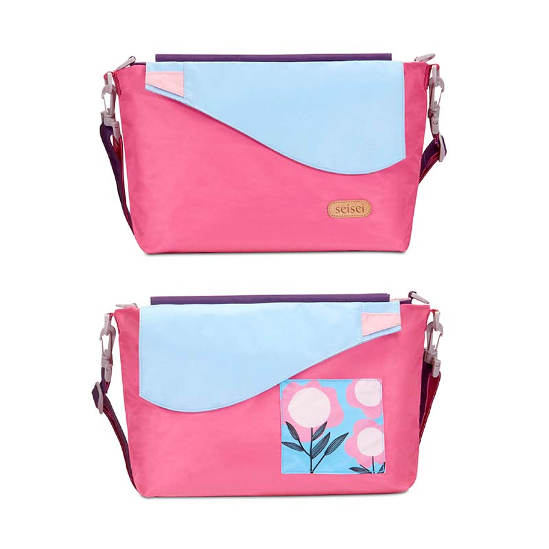 【seisei】遛遛包/斜背+托特二包合一_再生寶特瓶環保防水布/晴空藍, , large