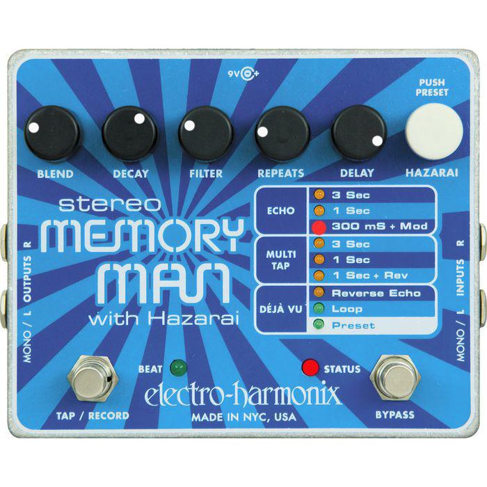 Electro Harmonix Memory Man with Hazarai Delay效果器【敦煌樂器】, , large