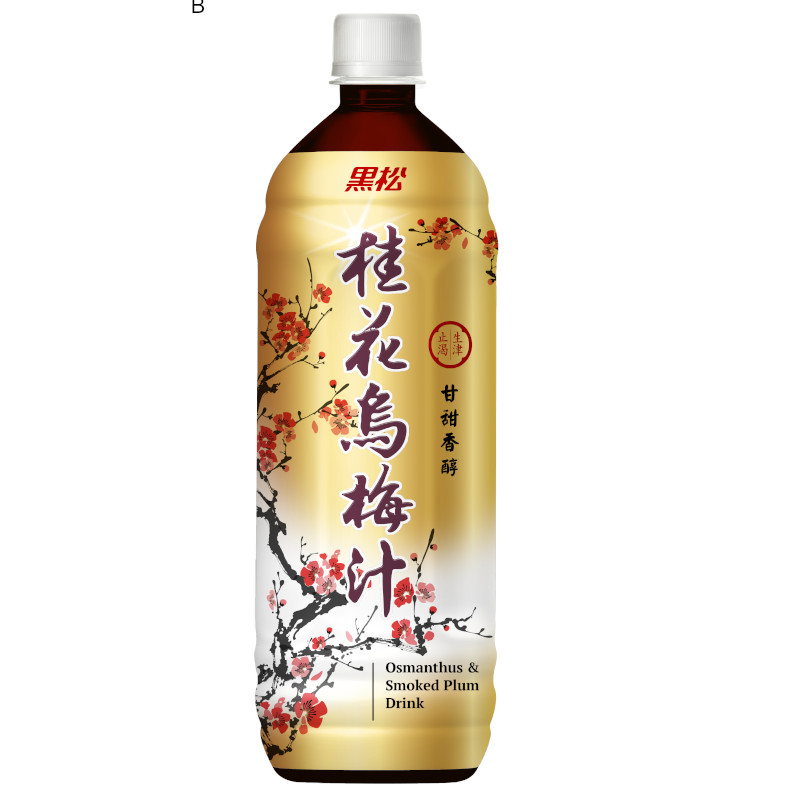 黑松桂花烏梅汁 980ml, , large