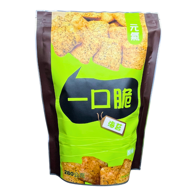 [Hongli] Crunchy Bite Seaweed Waffle Biscuit 280g, , large
