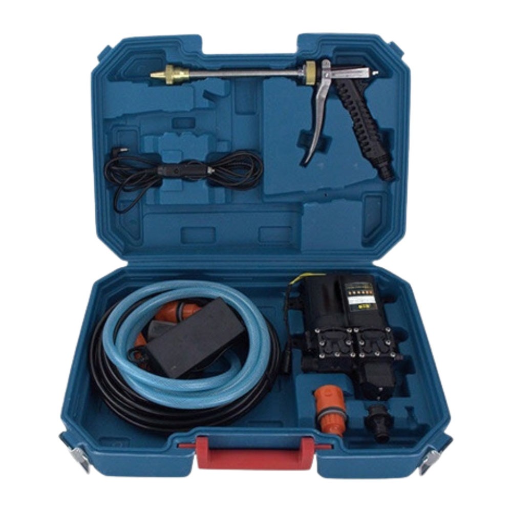 噴槍洗車機12V全配+110V轉換器+工具箱, , large