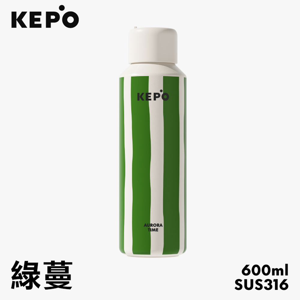 KEPO LQ 600ML KC006 BoomBoom杯 無螺紋彈蓋保溫杯 316不銹鋼內膽 磨砂灰, , large