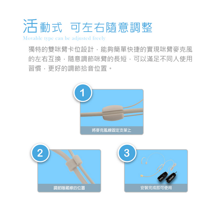 【HANLIN】-2C 2.4MIC+(plus款) 輕巧新2.4G頭戴麥克風 (隨插即用)# 演講 教學 唱歌 老師必備, , large