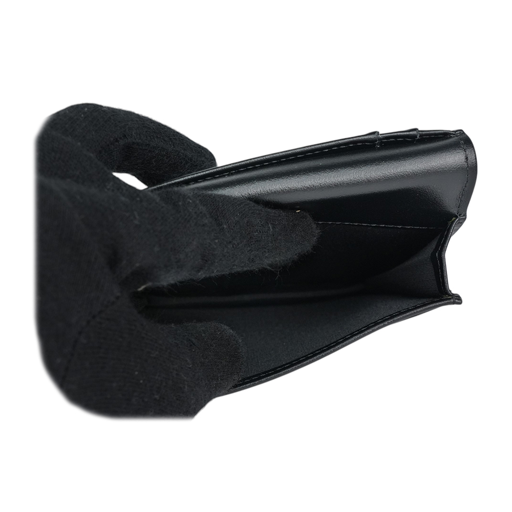 MONT BLANC Meisterstuck 大班系列光滑牛皮二折4卡卡片夾/名片夾(黑色), , large