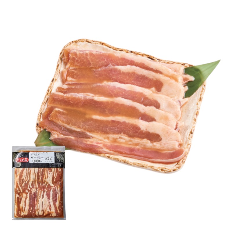 Chilled teriyaki pork belly slices, , large