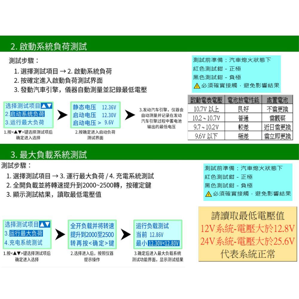 Battery tester DY221 (12/24V), , large
