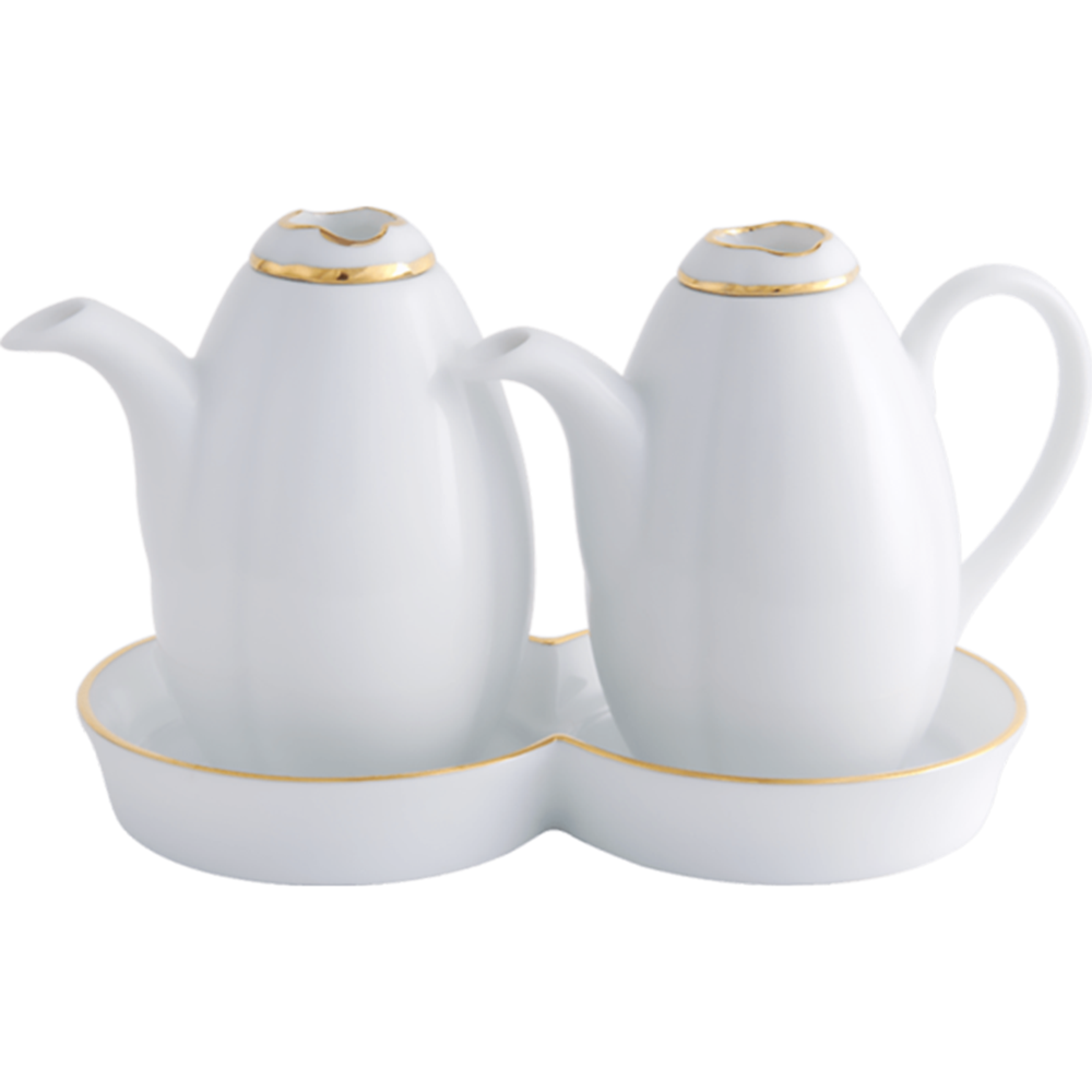 LEGLE - Ruyi Oil and Vinegar Bottle - All Gold