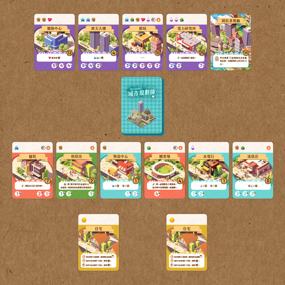 【新天鵝堡桌遊】城市規劃師, , large