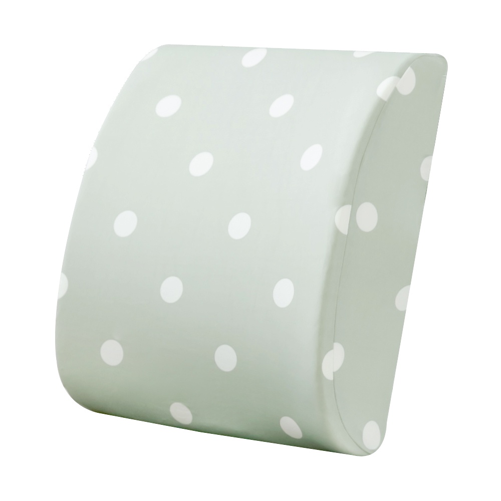 【格藍傢飾】水玉涼感舒壓腰靠墊 記憶綿 記憶枕 護腰靠墊 辦公椅靠墊 腰靠 腰枕 坐椅靠墊, , large