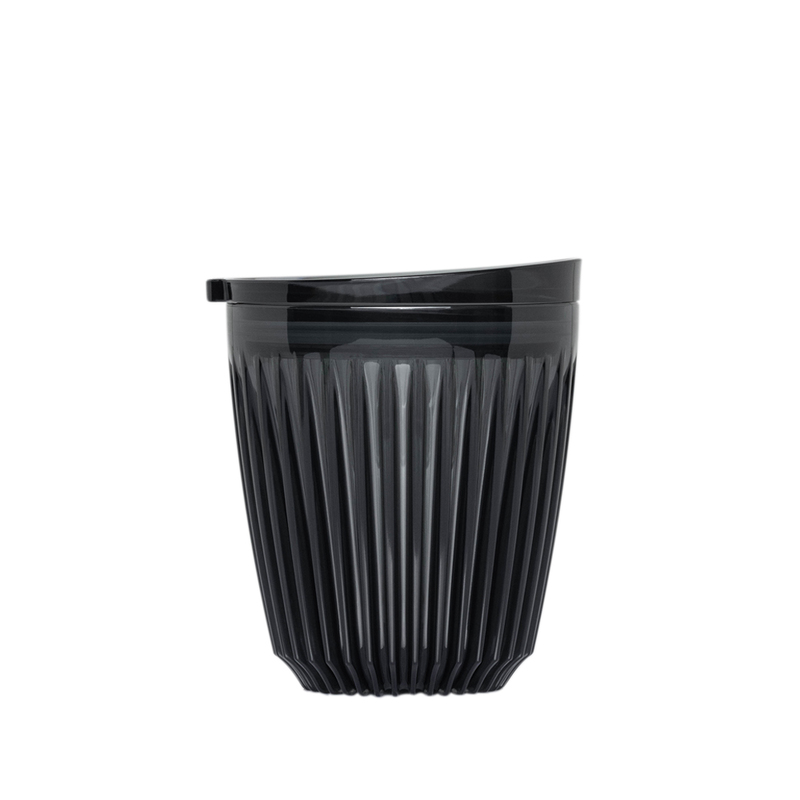 【Huskee】 Reusable Coffee Cup HuskeeRenew Tritan 8oz Amber (w/stopper lid) , , large