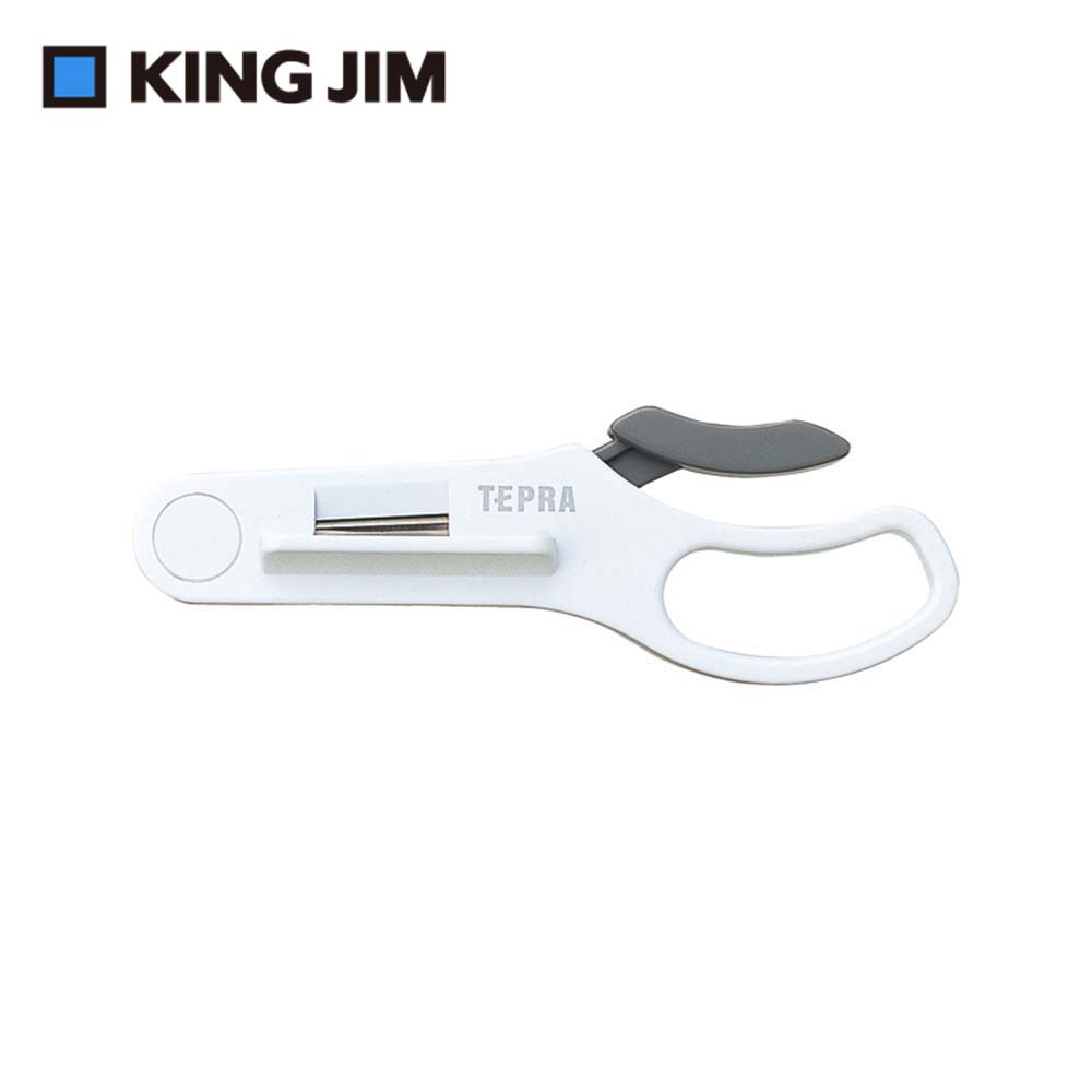【KING JIM】TEPRA標籤半切剪刀 (RH24), , large