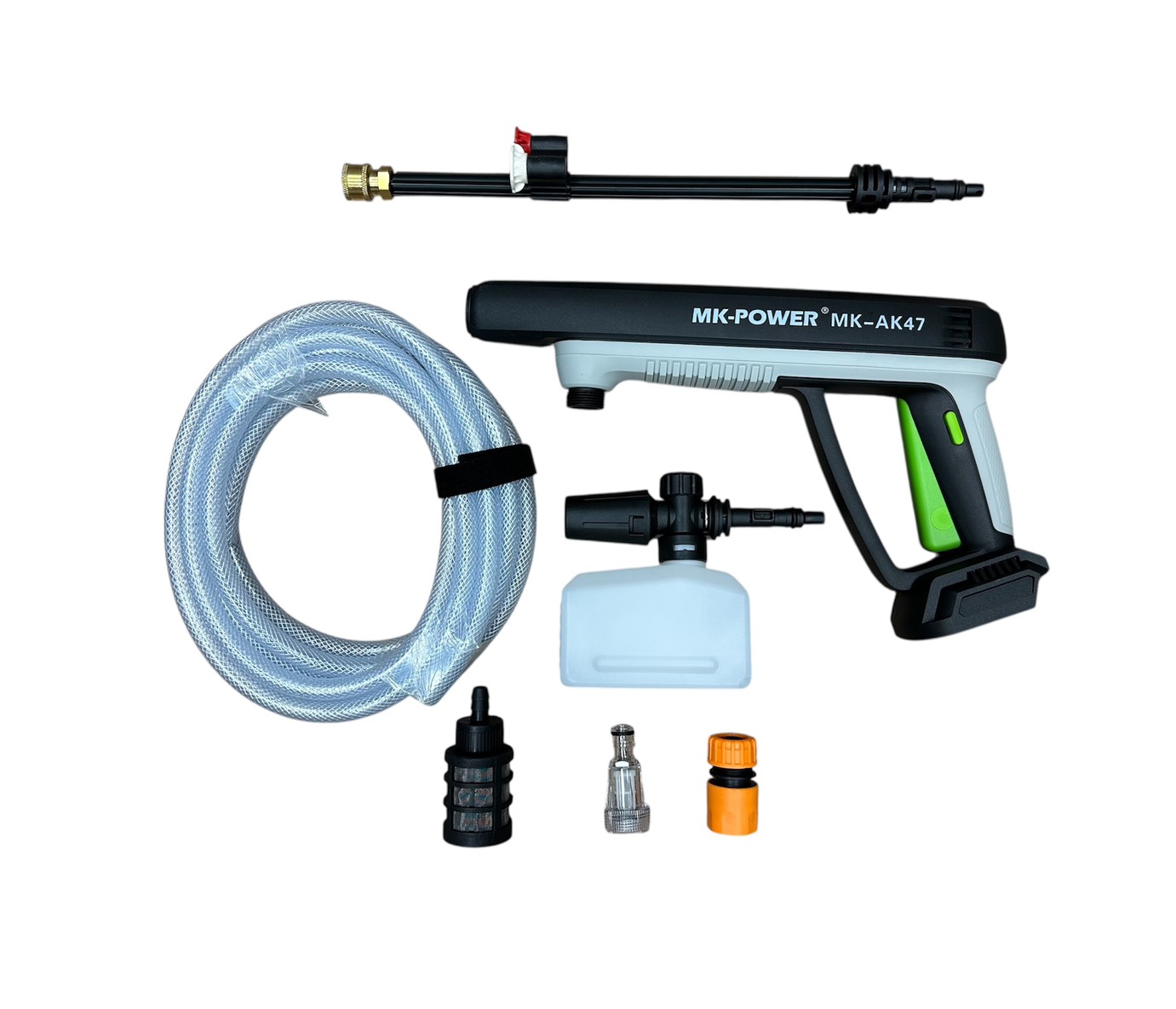 WIN五金 MK-POWER 18V無刷高壓清洗機 <MK-AK47+2.0電池(兩電一充)> 通用牧田 洗車機 清潔機 清洗機 噴水槍 洗車 窗戶, , large