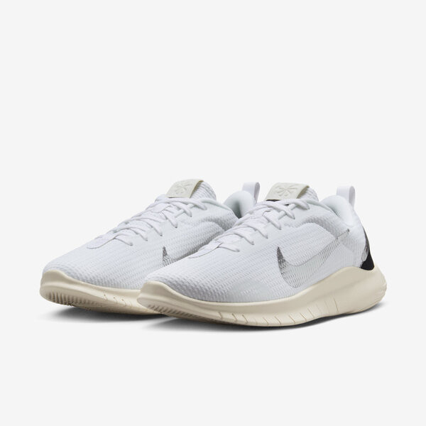 Nike W Flex Experience RN 12 女 慢跑鞋 運動 路跑 輕盈 白銀 [DV0746-101], , large