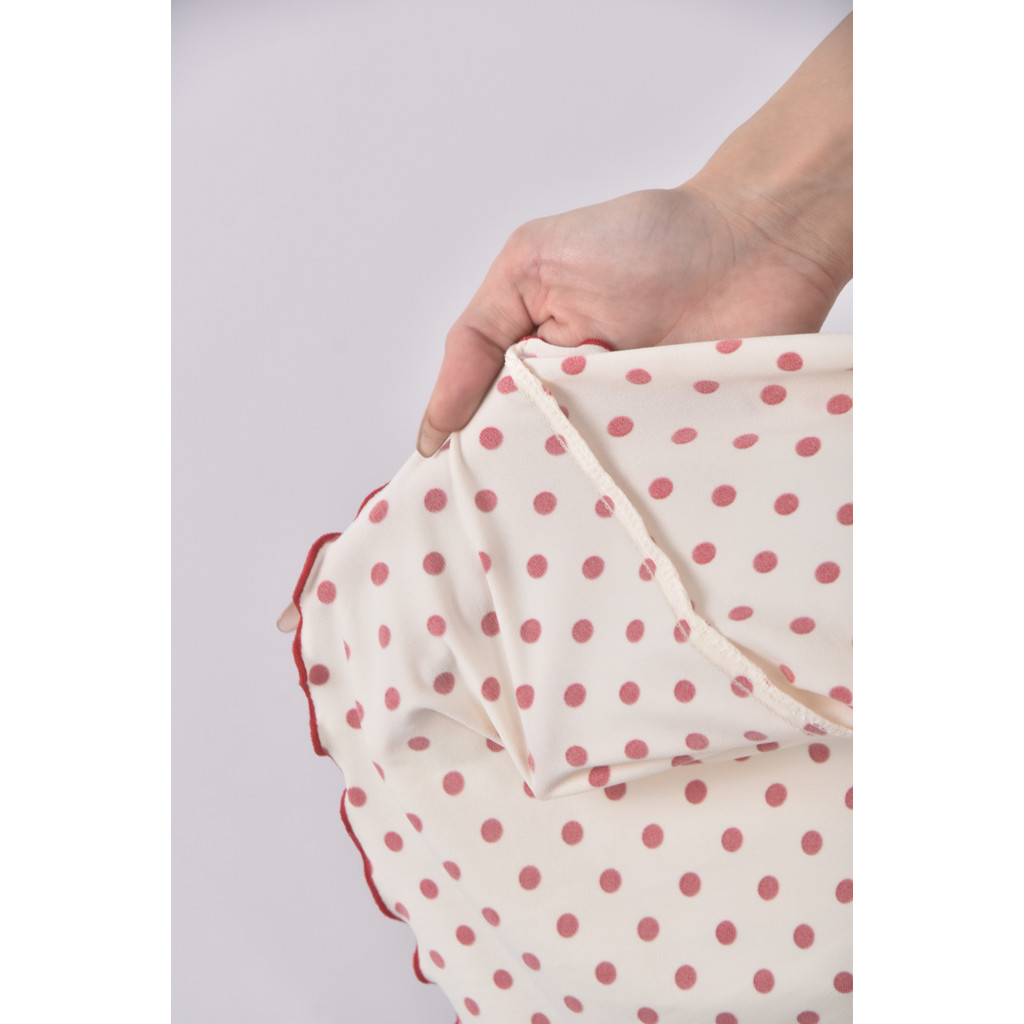 (S) blue label圓點紅色洋裝二手衣, , large