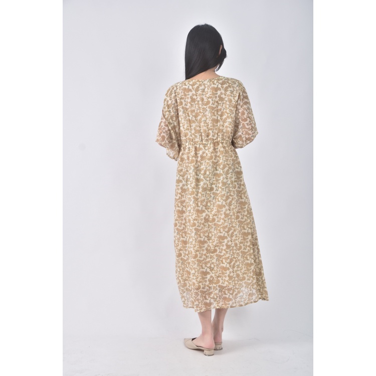 (S) earth music ecology質感黃色洋裝二手衣, , large
