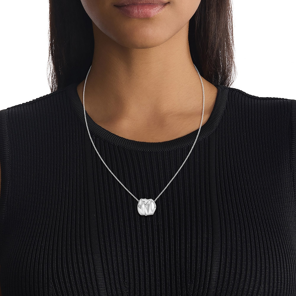 Calvin Klein CK Elemental 水波墜飾項鍊 母親節送禮推薦 35000638, , large