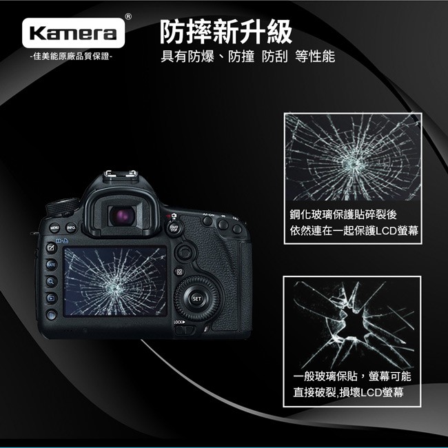 Kamera 9H鋼化玻璃保護貼 for Canon  5DSR, , large