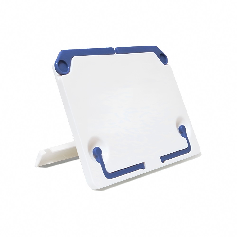 【上手家居】輕薄閱讀書架-藍色(譜架/桌上書架/閱讀架/看書架/讀書架/樂譜架/琴譜架/立書架/桌上型譜架), , large