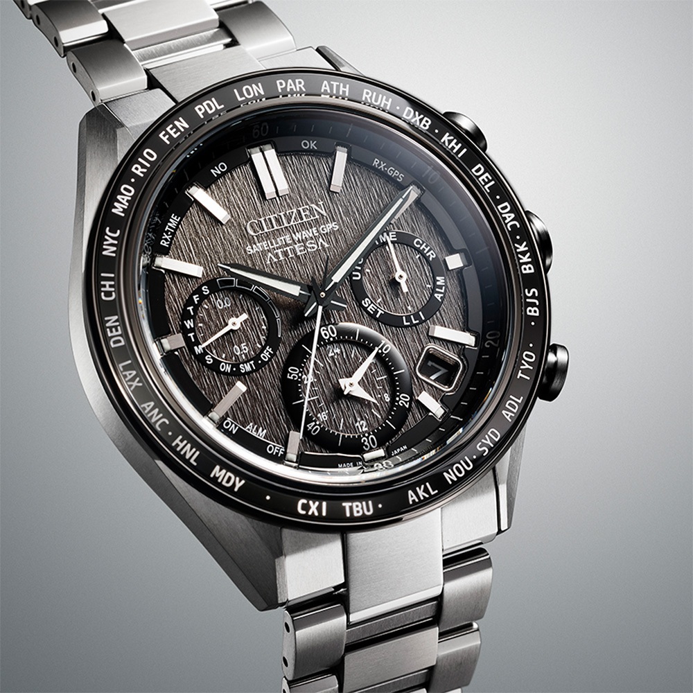 CITIZEN 星辰 GPS衛星對時光動能鈦金屬手錶 CC4058-67X, , large
