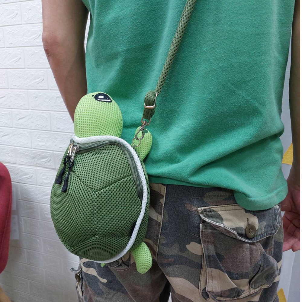 【生活好室】斜背包 手機包 側背包 小烏龜 烏龜斜背包 後背包 造型背包 女生背包 肩背包 交換禮物 生日禮物 禮物, , large