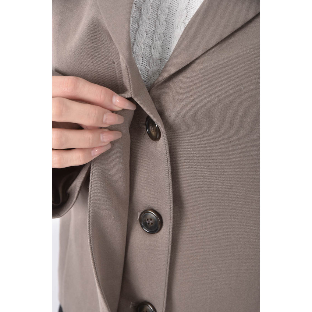 (S) agnes b西裝棕色外套二手衣, , large