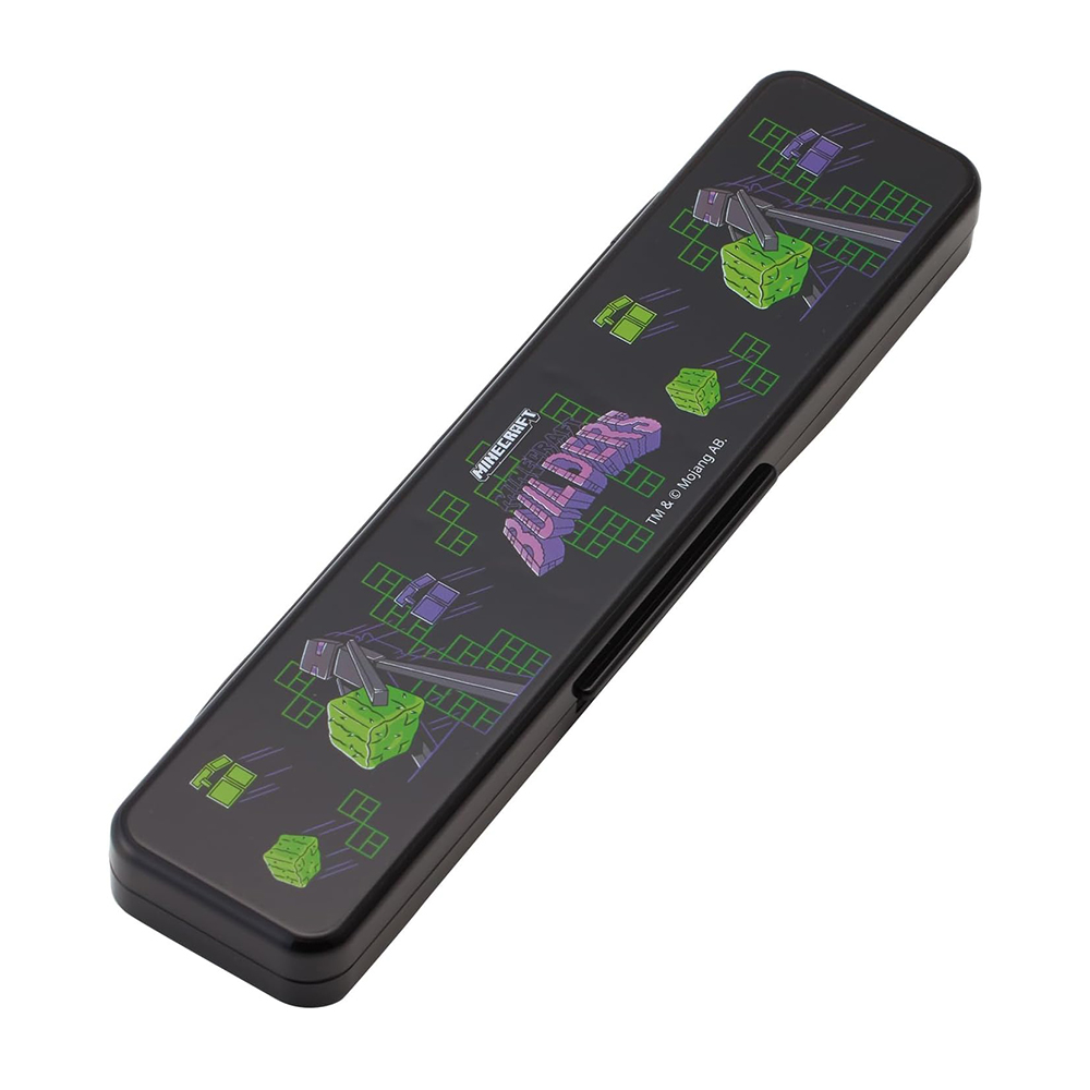 【百科良品】日本製 我的世界 創世神 Minecraft 麥塊 環保筷子+湯匙組 18CM(日本境內版), , large