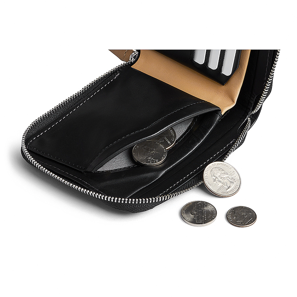 |快速出貨|Bellroy Zip 拉鍊皮夾 短夾 零錢包 卡片收納包 RFID防盜-黑, , large