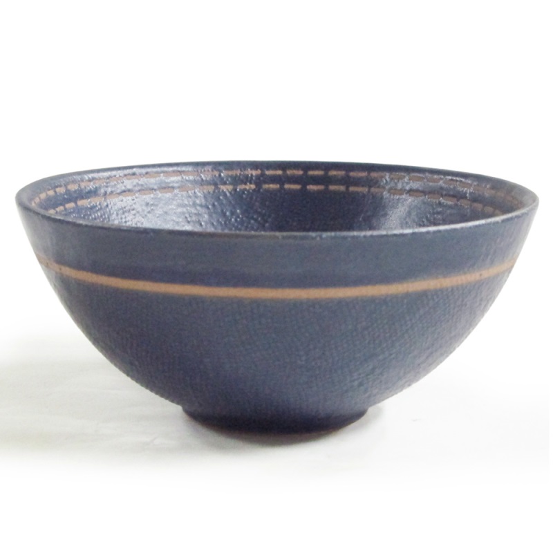 [豐名日本餐具] 5.0"井 牛仔布紋 / C05DB0-269, , large