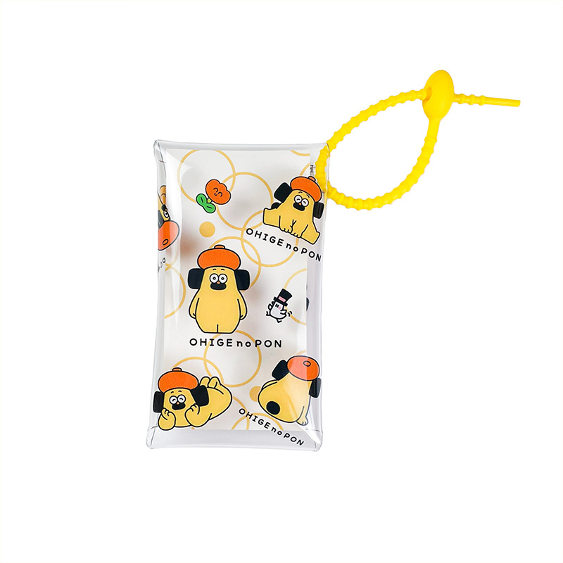 【PENROTE 筆樂】胡子碰碰透明收納包, , large