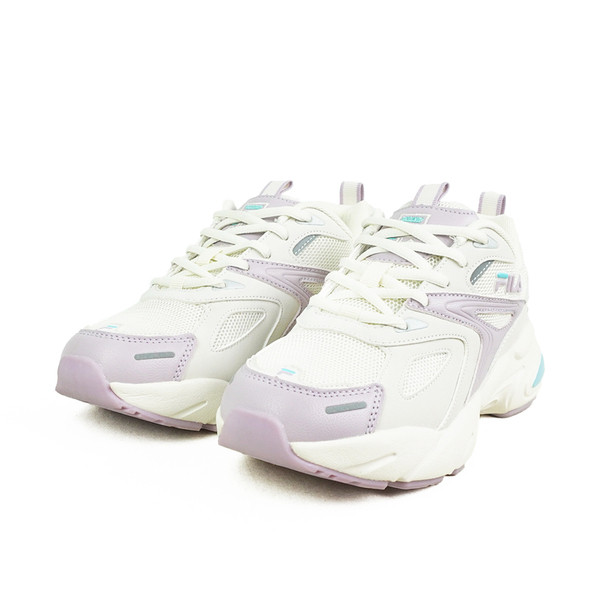 Kixpress-Fila Defender 女 休閒鞋 復古 運動鞋 米紫 [5-J907X-919], , large