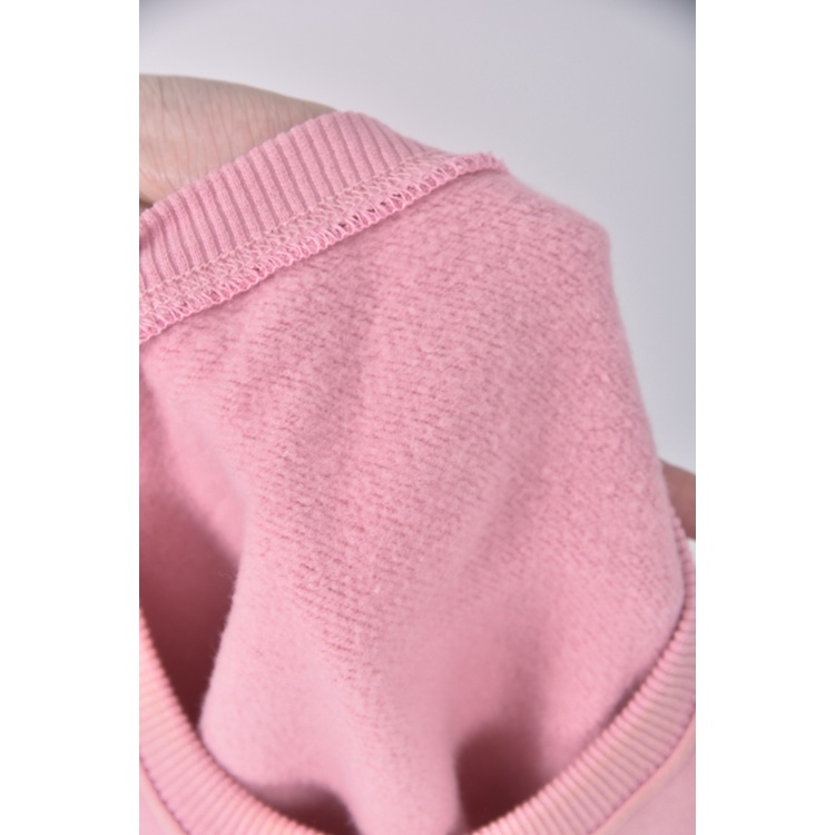 (F) 質感粉色長袖上衣二手衣, , large