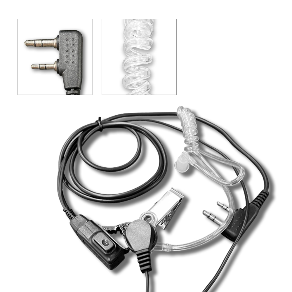 【HANLIN】-88SMIC 空氣導管K頭耳機麥克風#對講機專用 耳機麥克風 空氣耳機 空氣導管 適用HL888S 對講機耳麥 K頭 立體音質, , large