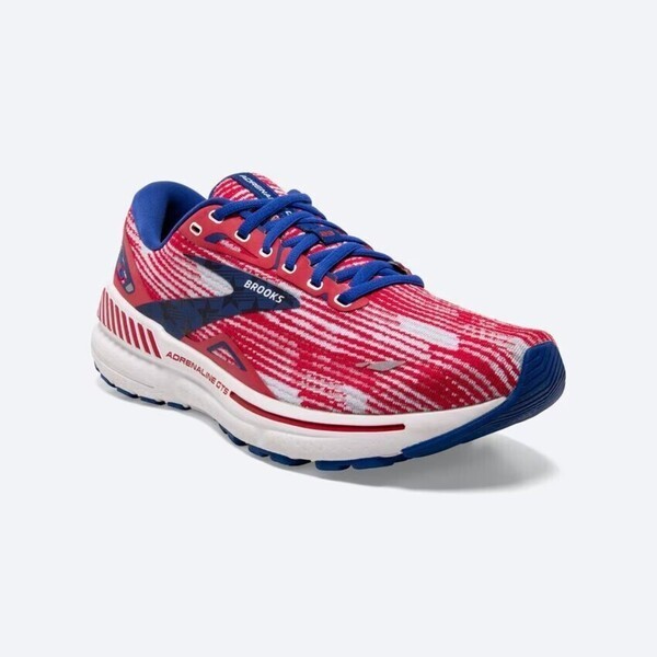 Brooks Adrenaline Gts 23 女 慢跑鞋 運動 休閒 支撐 緩衝 紅 藍 [1203811B631], , large
