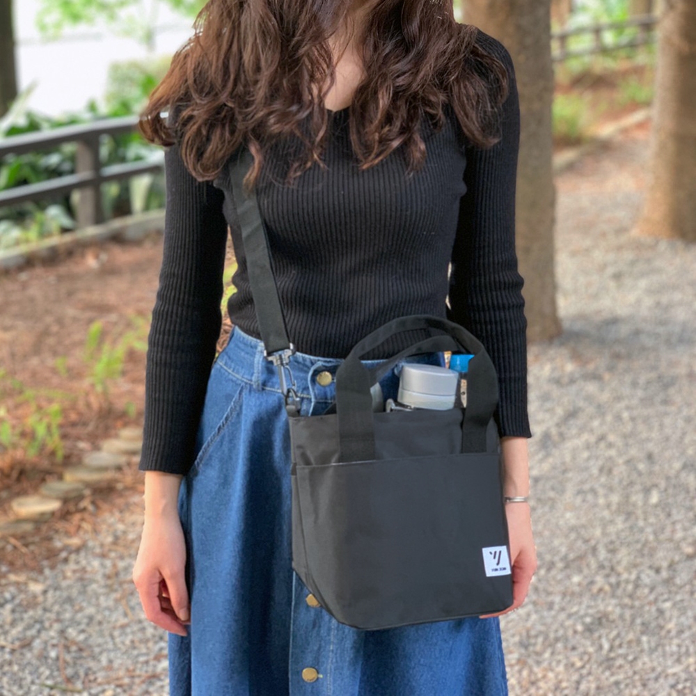 【YUNJOIN】TWILL-手提側背兩用包-酒紅色 水餃包 便當零食袋 輕量 開學季 禮物 波士頓包, , large