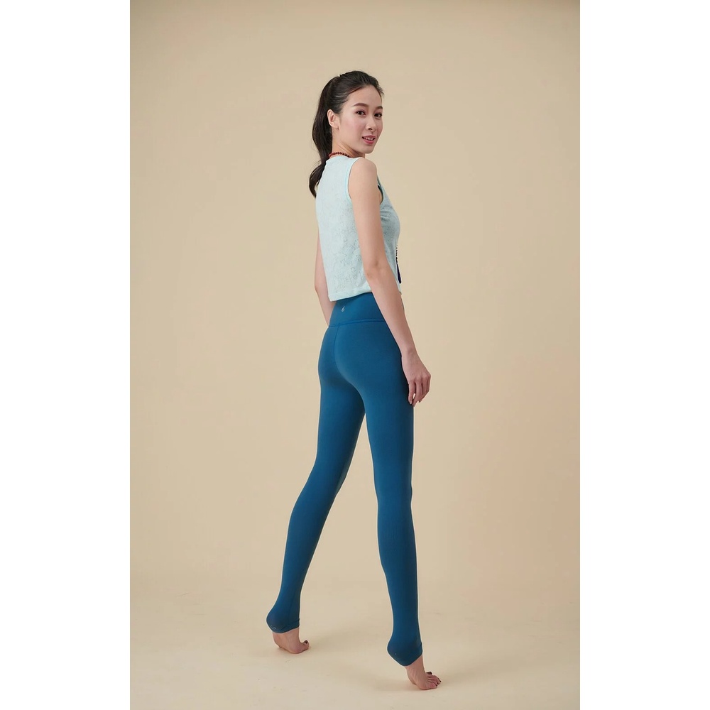 YOGA FLOW Burn Out Tank ( S ) - 圓領短版燒花罩衫 - 淺粉藍 Baby Blue, , large