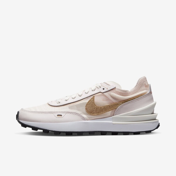 Kixpress-Nike W Waffle One ESS 女 休閒鞋 運動 經典 俐落 透氣 穿搭 淺粉 [FB1298-600], , large