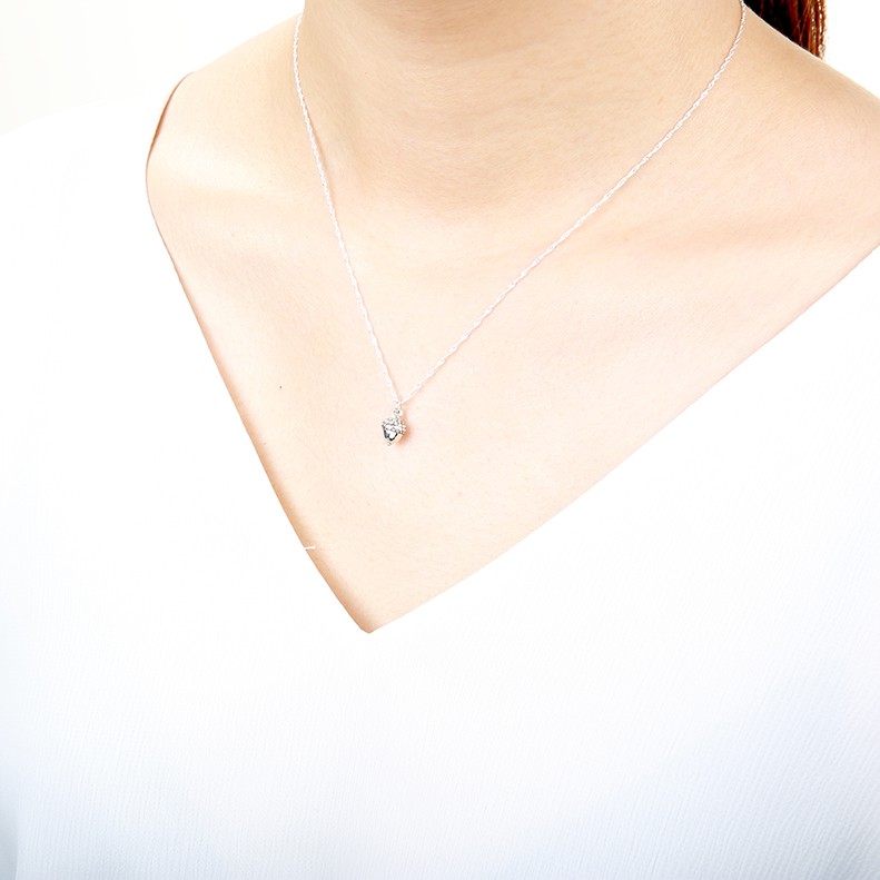 【Angel & Me】Large Forest Acorn s925 sterling silver necklace Christmas gift, , large