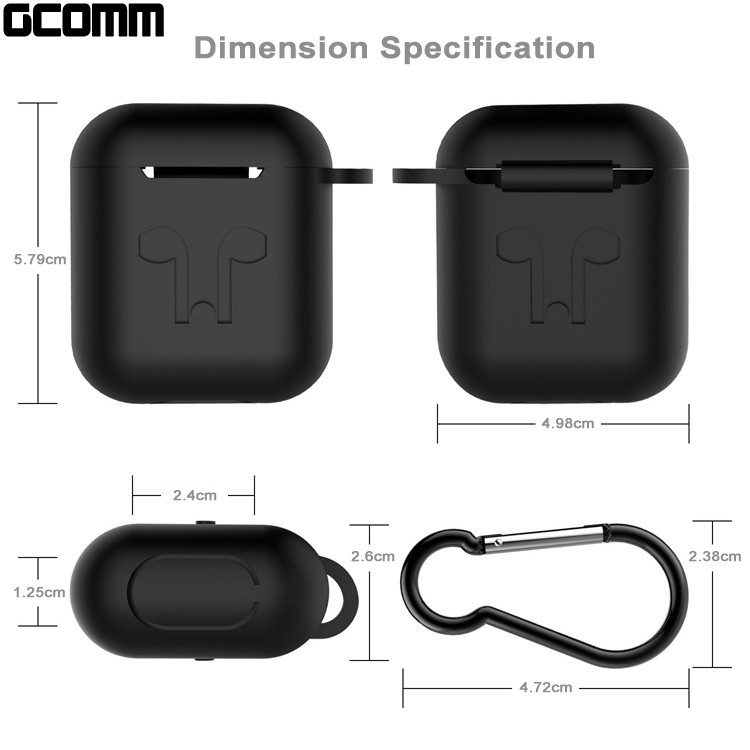 GCOMM Apple AirPods 藍芽耳機增厚保護套 薄荷綠, , large