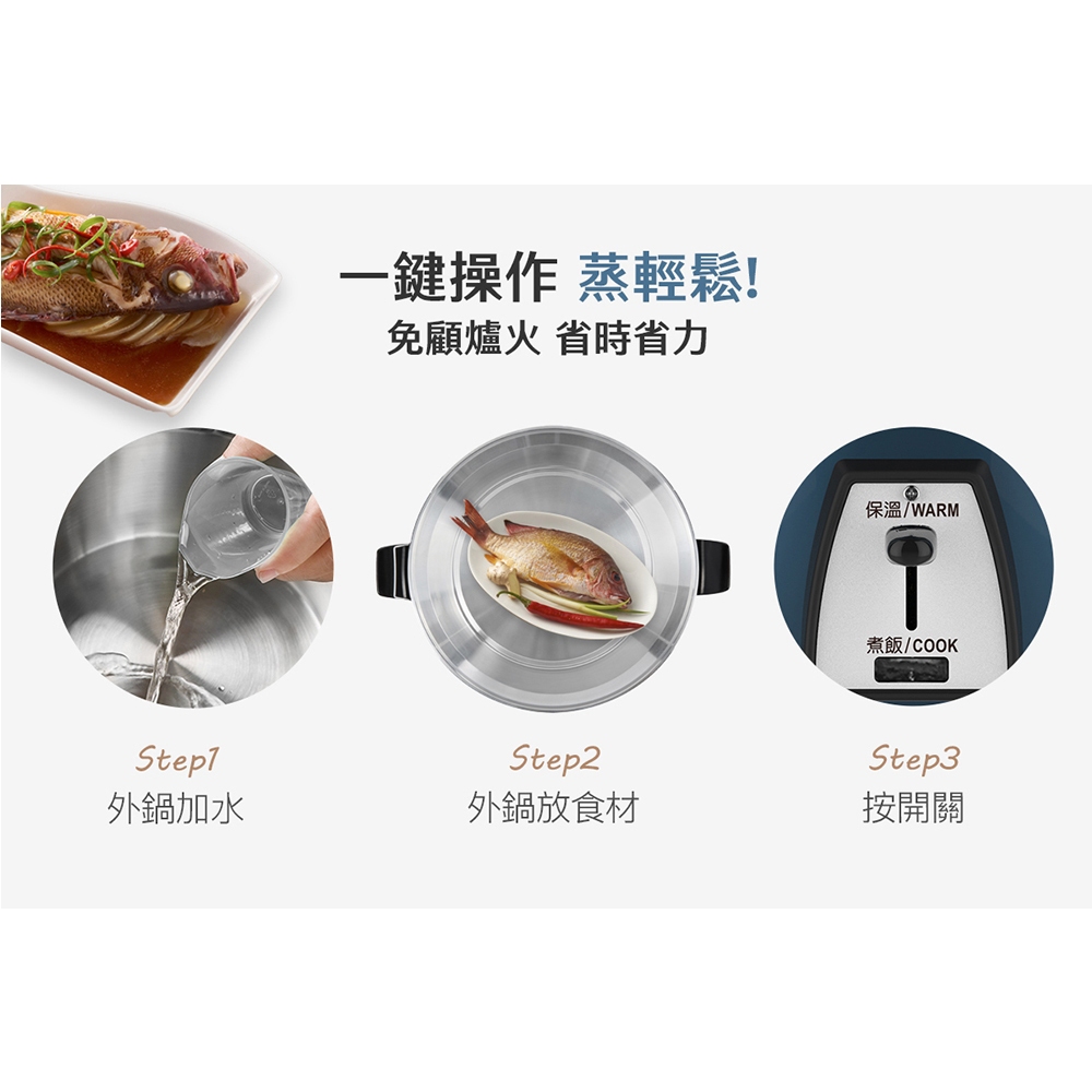 TATUNG 220V Dual Voltage 11-Cup Stainless Steel Rice Cooker Full Set TAC-11L-MV2B, , large