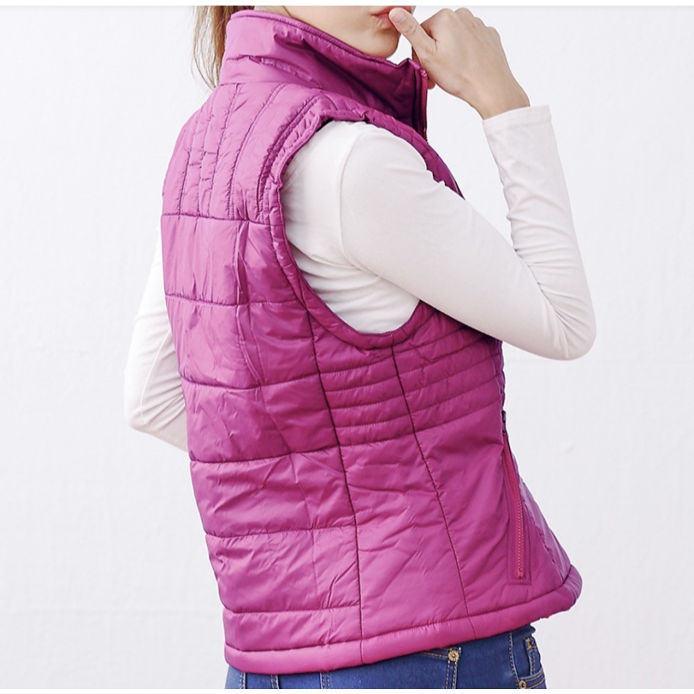 [CINN Far‑Infrared] Women’s Nano FIR Pink Vest (Size XL) | Free All‑Season Neck Wrap, , large